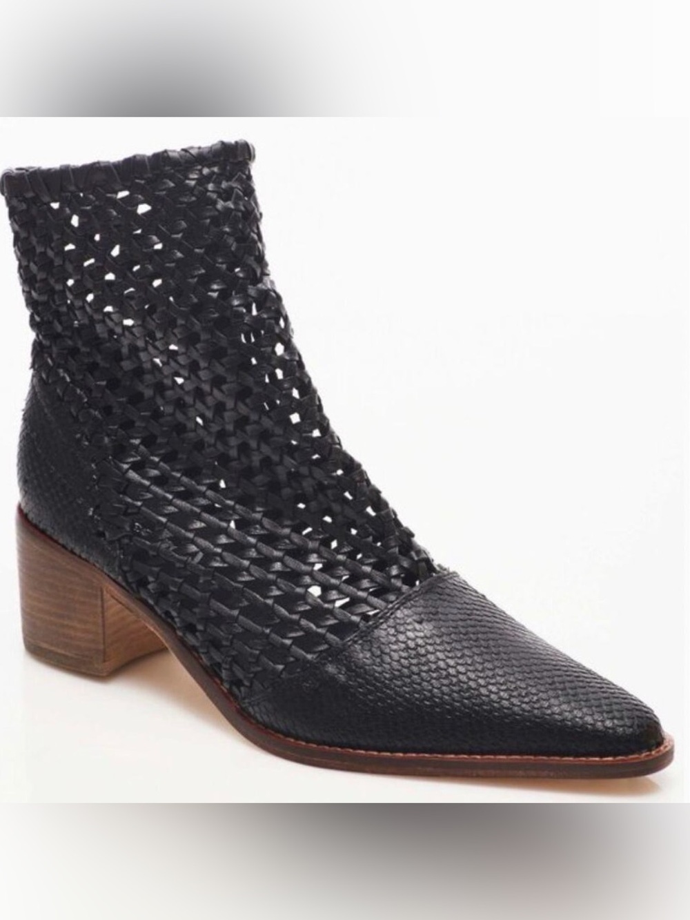 Free People Women's In the Loop Woven Boot. Size 38